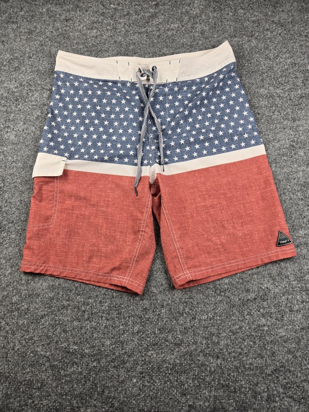 Trinity Stretch Board Shorts Size 32 Swim Trunks #694